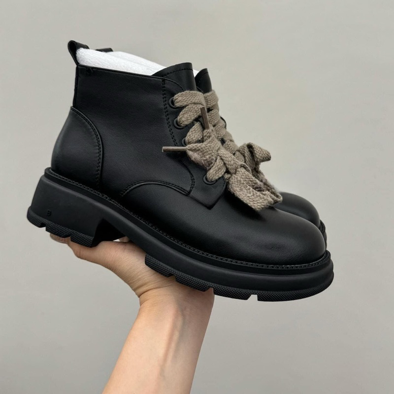Boot Ngắn Dây Nâu Xinh QC
