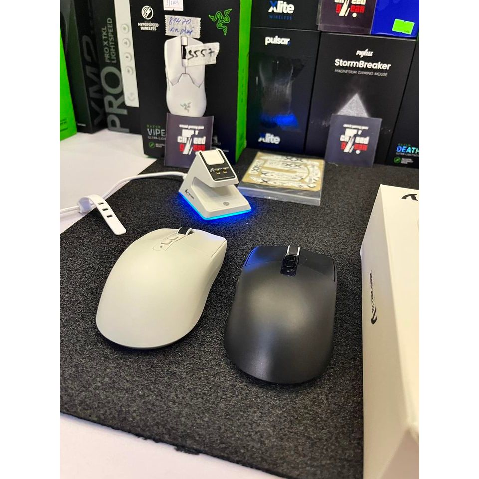 Chuột Máy Tính Gaming Không Dây Attack Shark X3 và X6, Bluetooth + Wireless 2.4GHZ chính hãng
