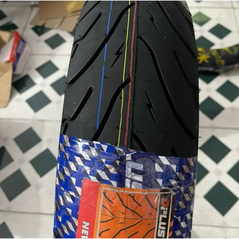 Vỏ  tiêu chuẩn sau theo xe Exciter/ Winner 150 hiệu Dplus dày dặn 120/70-17 Made in Việt Nam