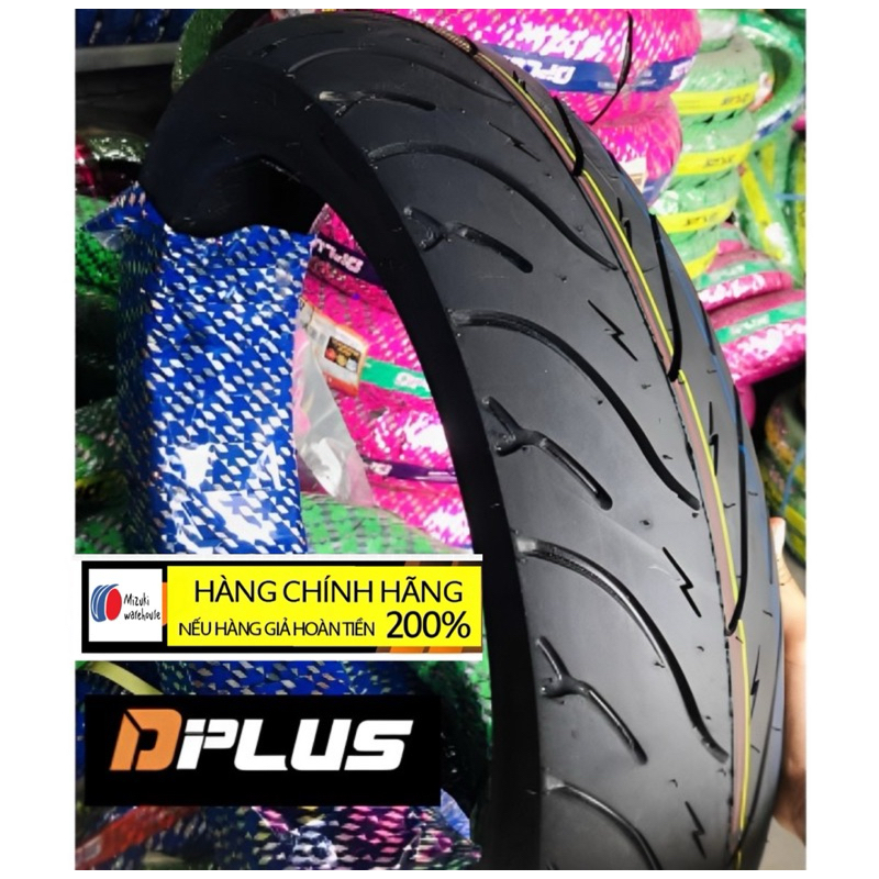 Vỏ  tiêu chuẩn sau theo xe Exciter/ Winner 150 hiệu Dplus dày dặn 120/70-17 Made in Việt Nam