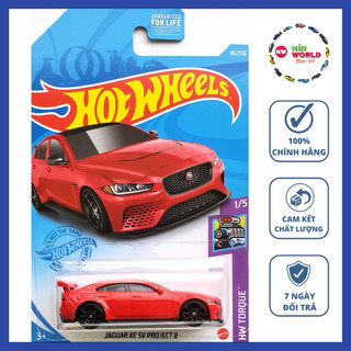 Xe mô hình Hot Wheels basic Jaguar XE SV Project 8 GRY05.