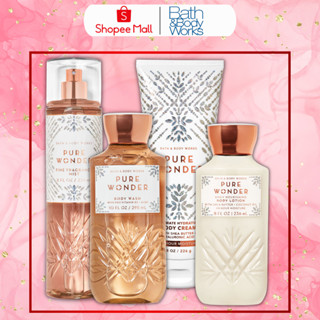Body Mist Bath And Body Works Nam Nữ Chính Hãng Pure Wonder, Xịt Thơm Body Toàn Thân Hương Nước Hoa 236ml