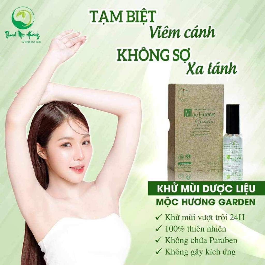 [Chính Hãng] Xịt hôi nách hôi chân Thanh Mộc Hương dưỡng trắng chống thâm nách