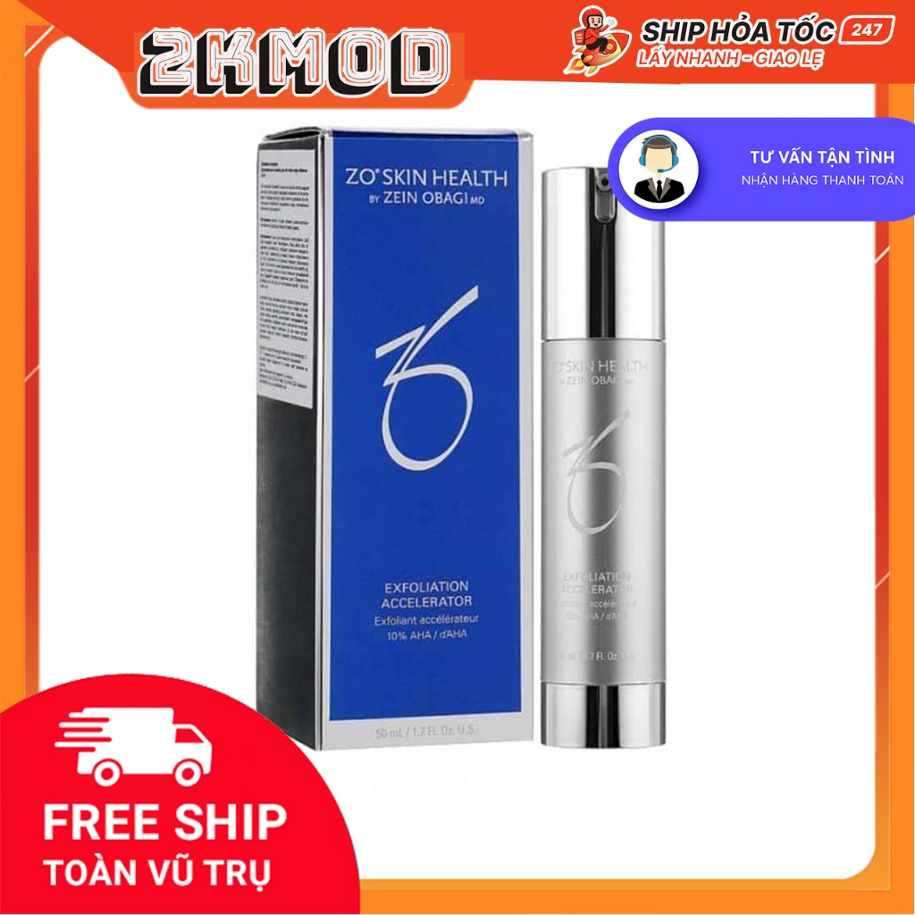 KEM TẨY TẾ BÀO CHẾT EXFOLIATION ACCELERATOR AHA ZO SKIN HEALTH 30ml/50ml