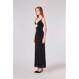 VIIBODYSUIT - Đầm Maxi Phối Hoa