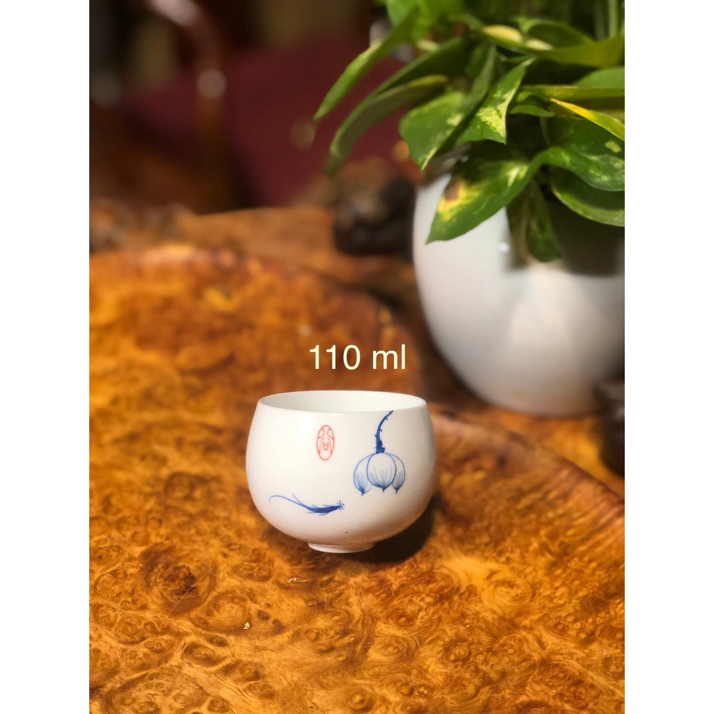 Chén Trà Sứ Cảnh Đức Trấn Nhìu Mẫu Lẻ