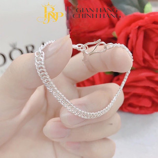 Lắc tay mẫu trơn cho bé , vòng tay cho bé , bạc ta- bạc npj