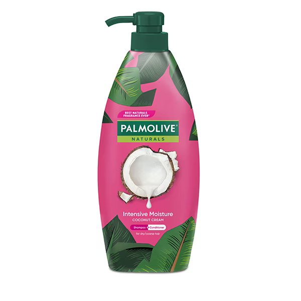 Mẫu mới CHÍNH HÃNG PALMOLIVE DẦU GỘI XẢ 2in1 CHIẾT XUẤT THIÊN NHIÊN CHAI 600ML