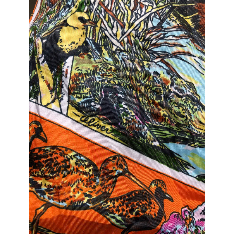 K096. Khăn vuông  84*84 hiệu Paris- 2hand