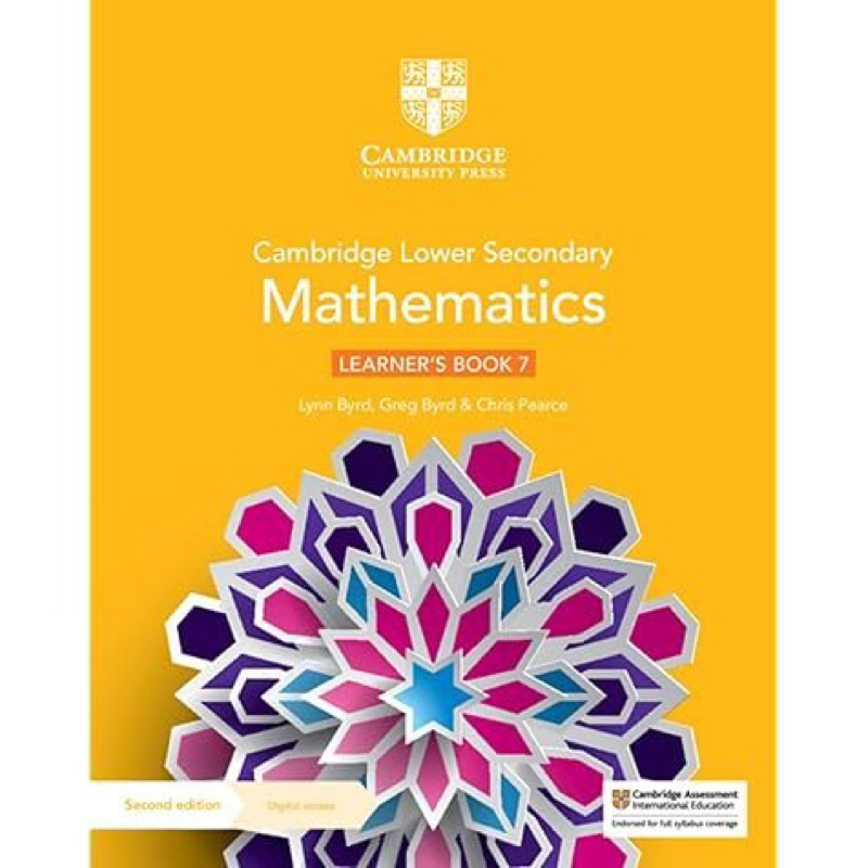 Cambridge Mathematics Learner’s Book-Workbook 7-Bản 2nd