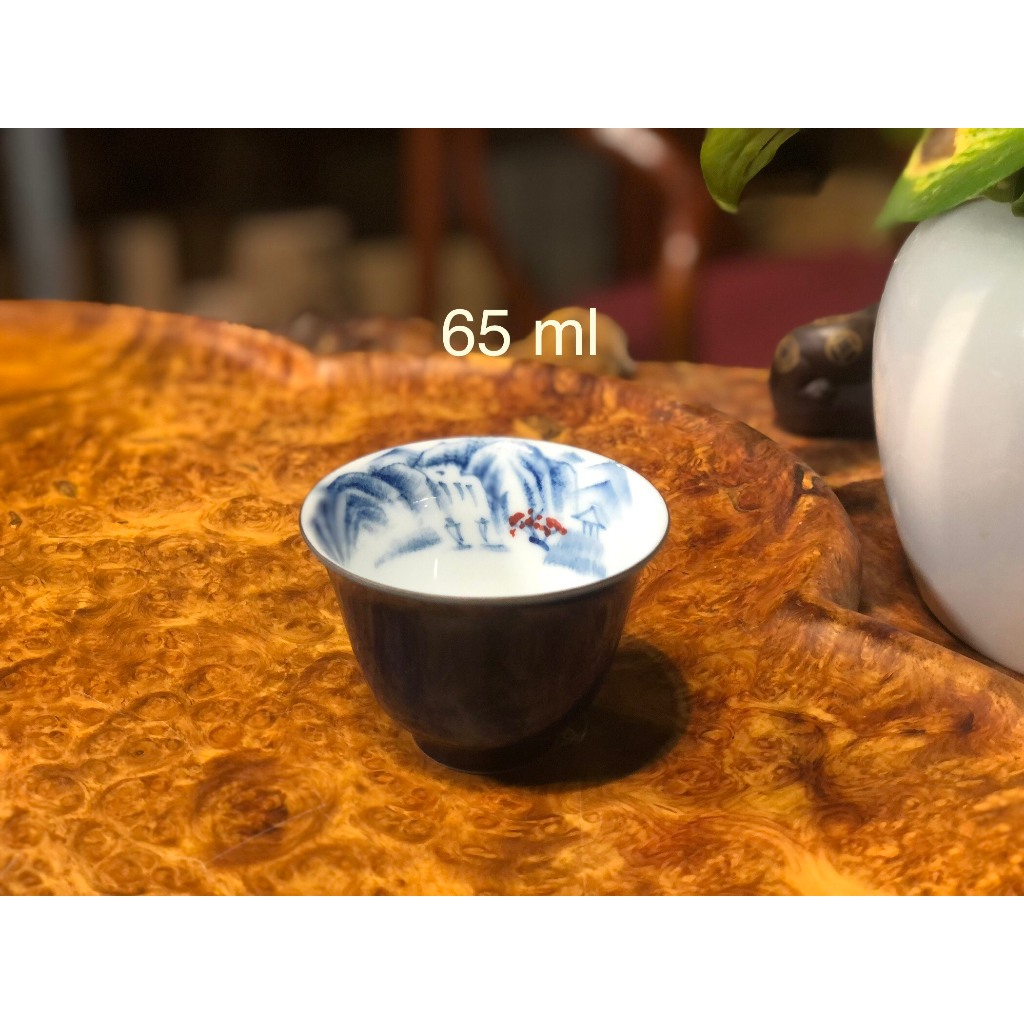 Chén Trà Sứ Cảnh Đức Trấn Nhìu Mẫu Lẻ