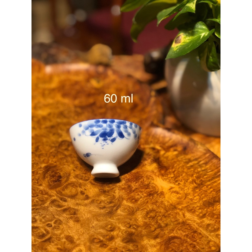 Chén Trà Sứ Cảnh Đức Trấn Nhìu Mẫu Lẻ