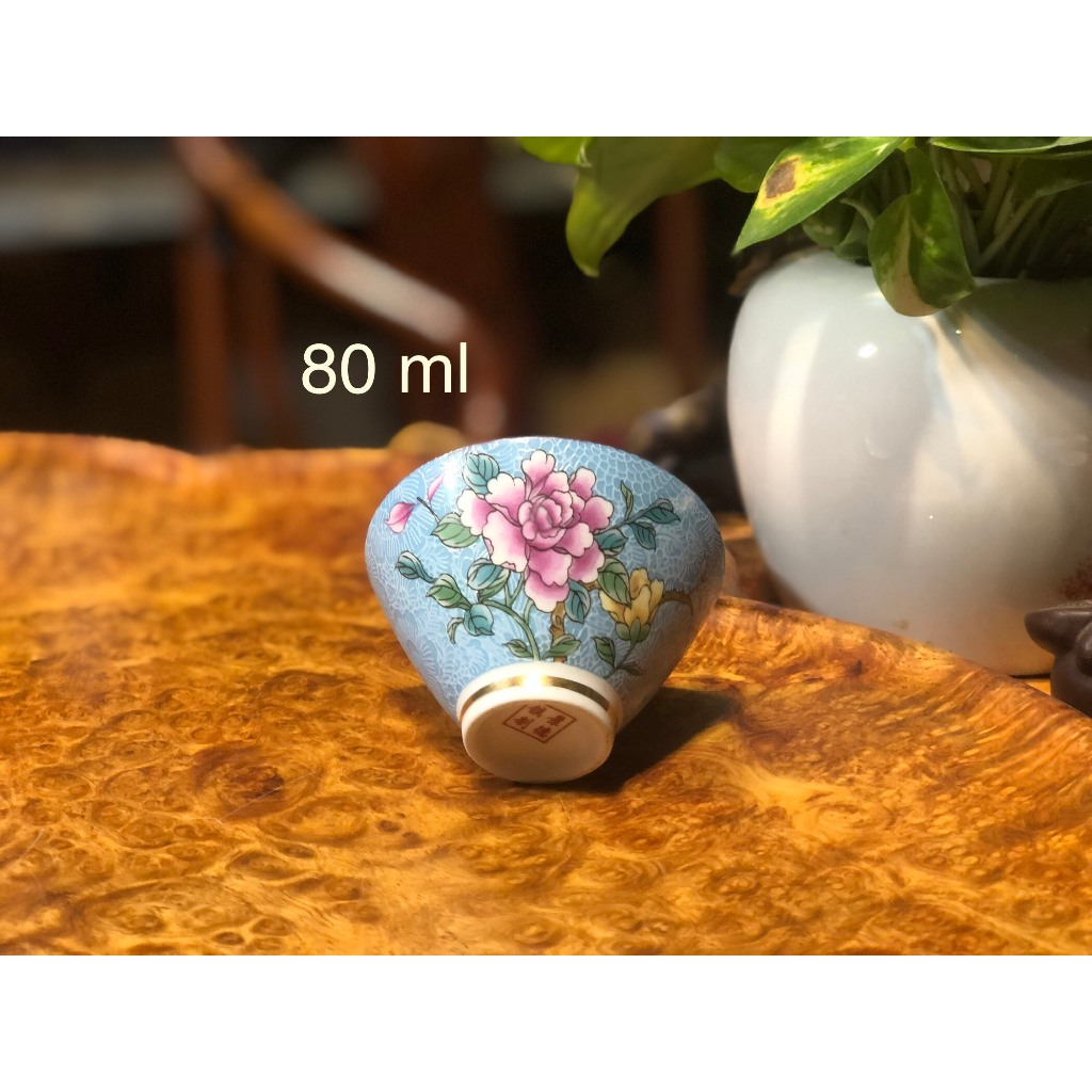 Chén Trà Sứ Cảnh Đức Trấn Nhìu Mẫu Lẻ