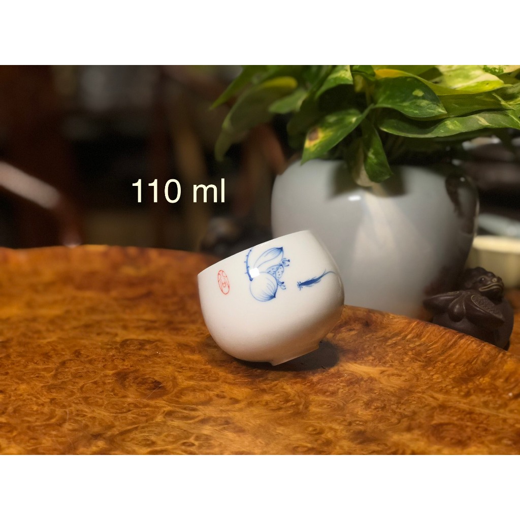 Chén Trà Sứ Cảnh Đức Trấn Nhìu Mẫu Lẻ