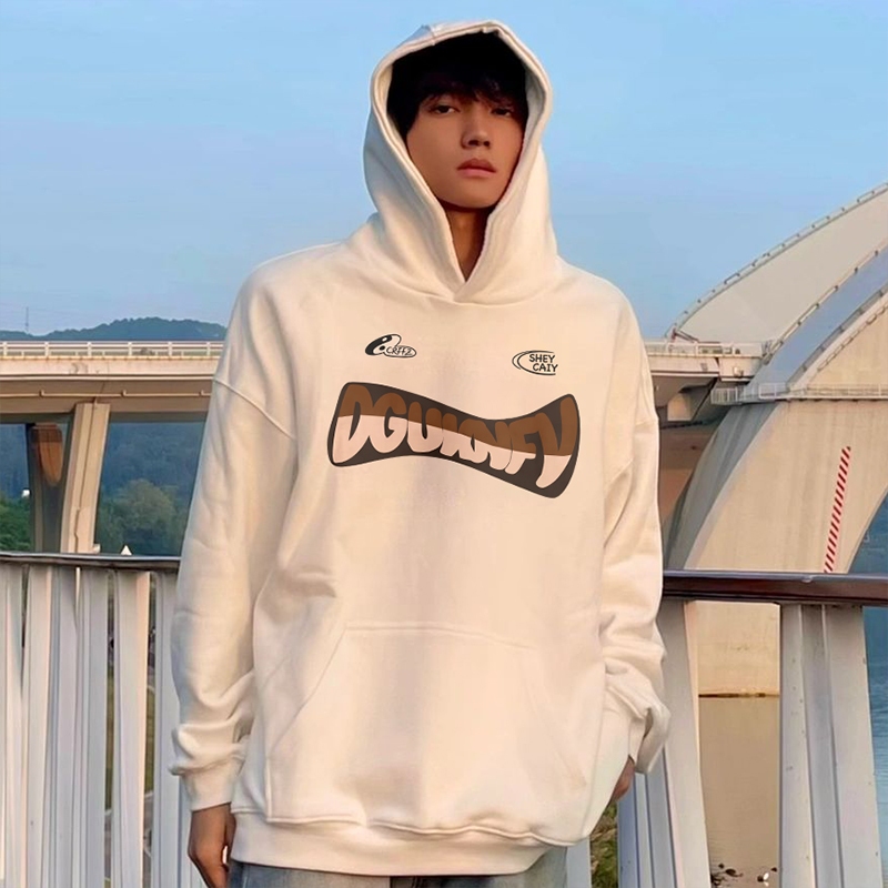 Áo Hoodie Nam In Họa Tiết Chữ Dguknfv HeiLit Chất Nỉ Bông Dày Dặn Form Mũ Rộng