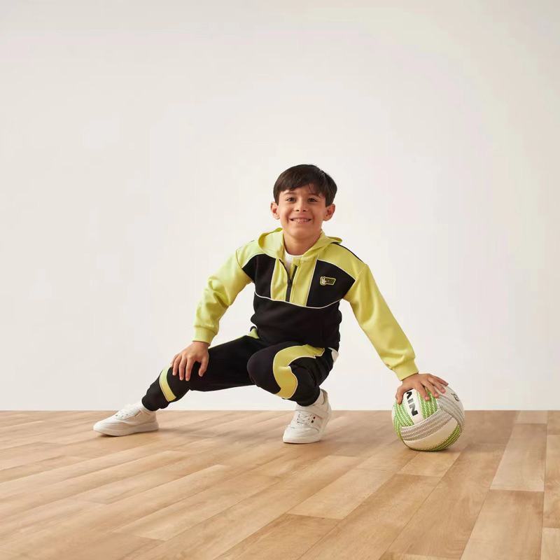 Bộ nỉ phối màu junior cho bé