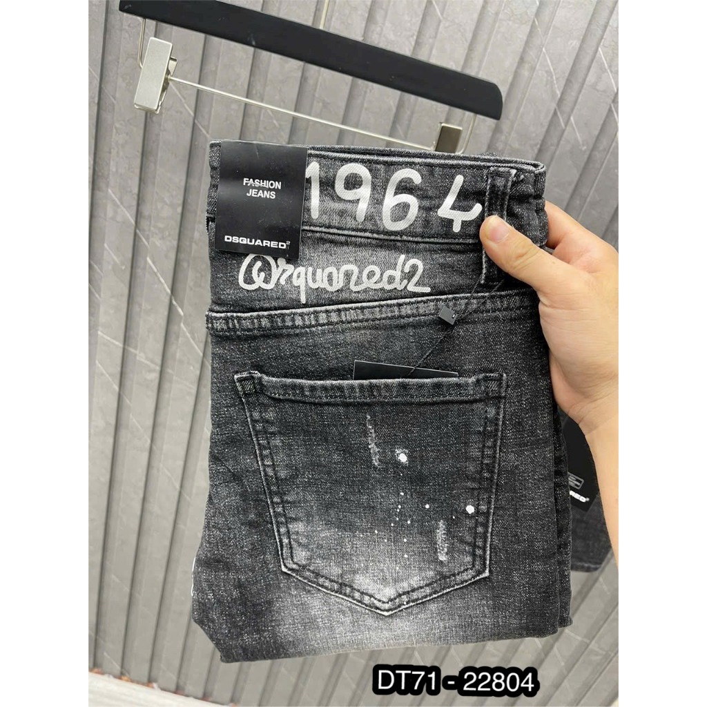 Quần Jeans Nam Amr Xanh Vá Da Siêu Xịn - Quần Bò Nam Amr Nhiều Mẫu Xanh Vá Rách Cho AE Chọn