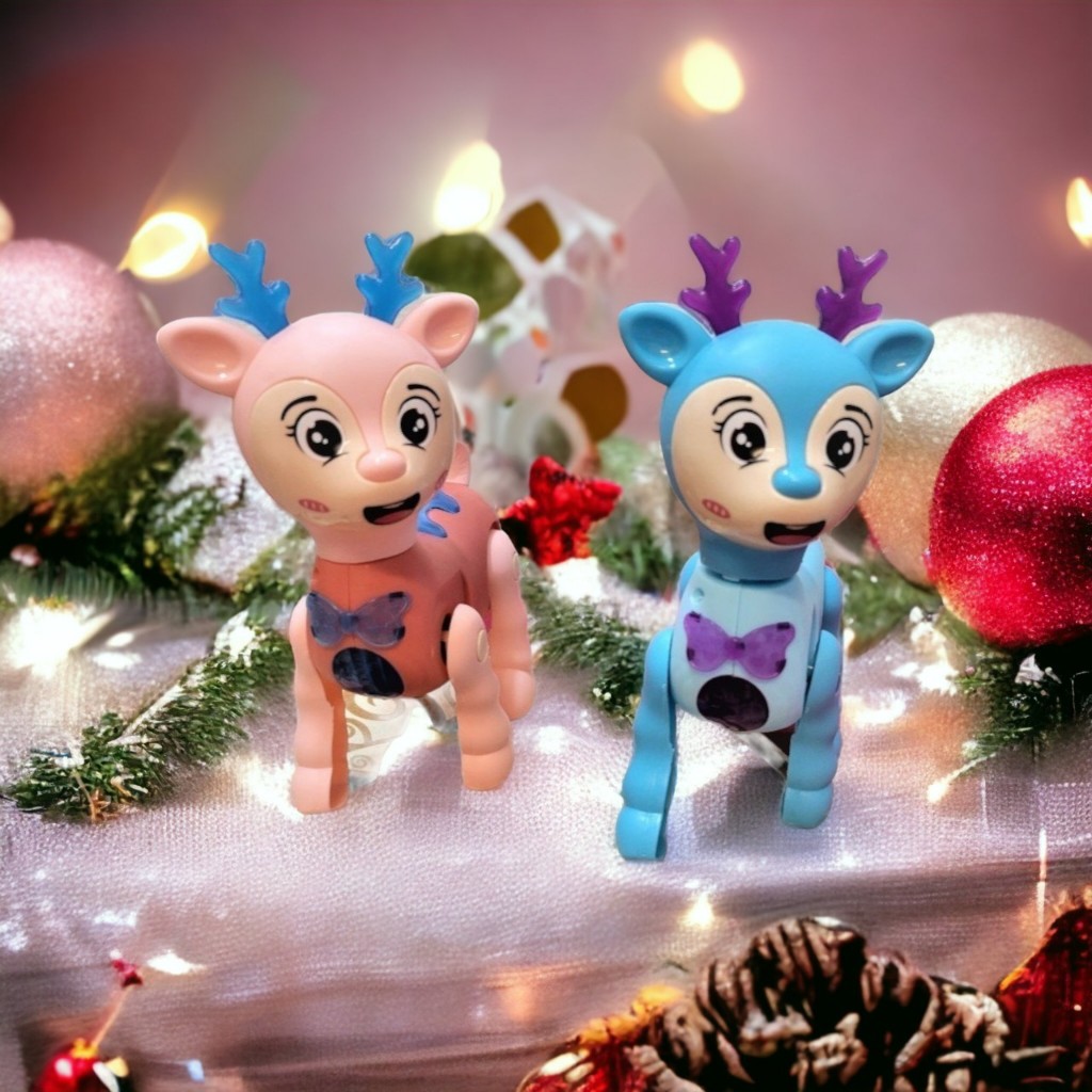 Đồ chơi Hươu Có Nhạc và Đèn dùng pin, đồ chơi Hươu chạy pin, đồ chơi hươu pin siêu dễ thương,ngộ ngh