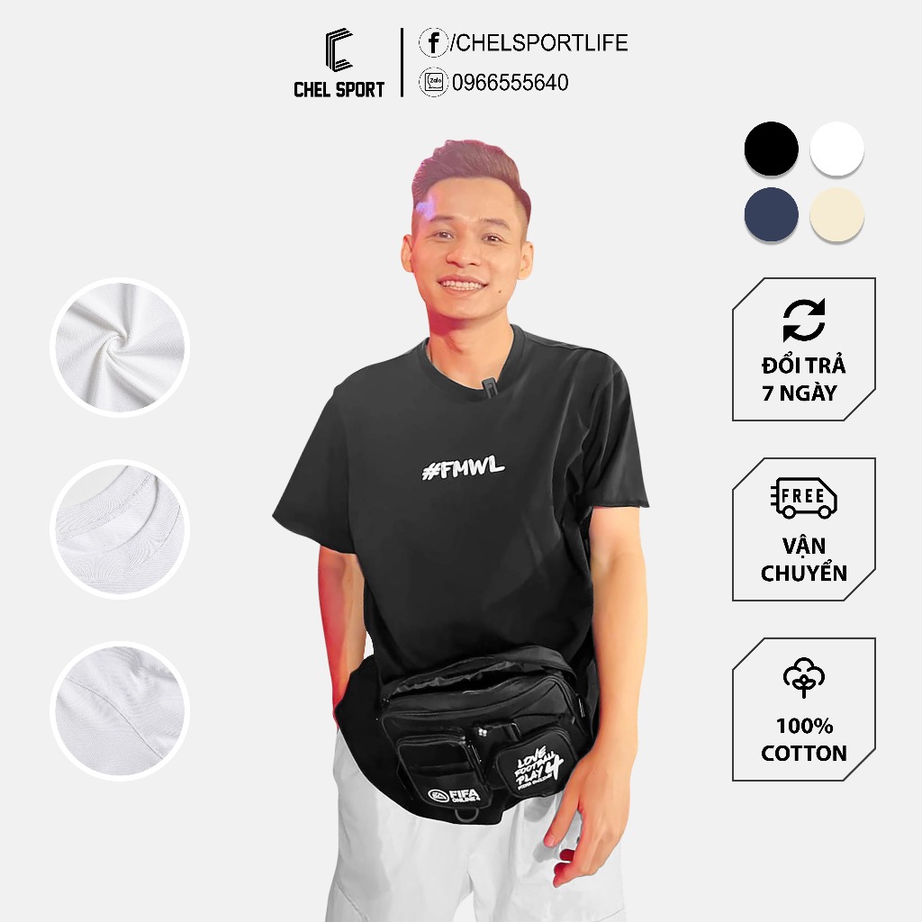 Áo thun FMWL Độ Mixi 100% cotton