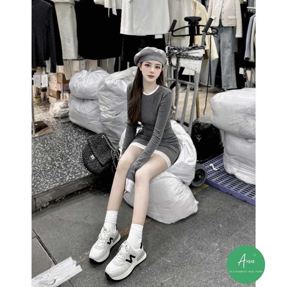 ⚡️Mũ Nồi Len Hot Hit, Ba Màu Trắng - Đen - Ghi Basic Đón Đầu Xu Hướng Thu Đông⚡️