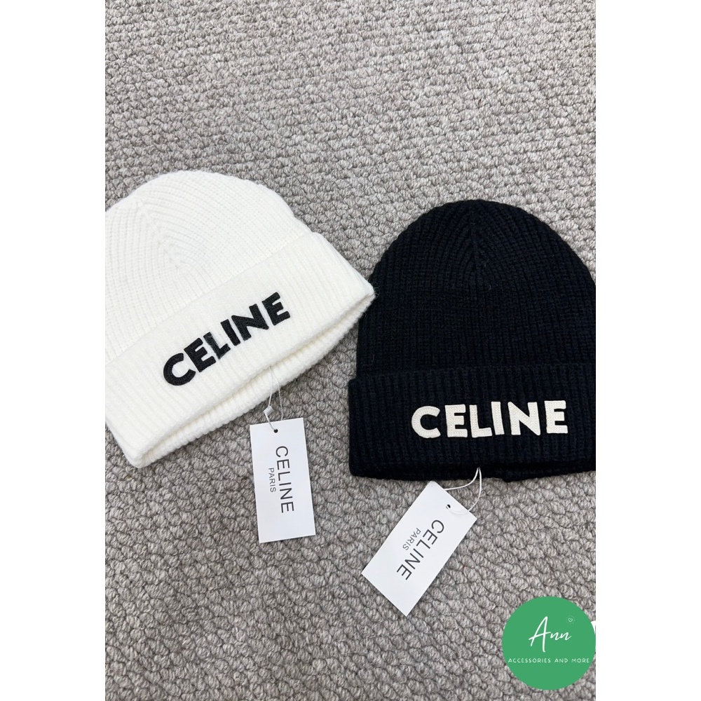 ❌MŨ LEN LÔNG CỪU CAO CẤP, HAI MÀU ĐEN - TRẮNG BASIC, LOGO NỔI BẬT, CÁ TÍNH❌