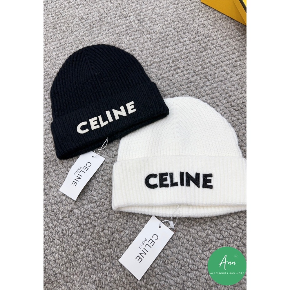 ❌MŨ LEN LÔNG CỪU CAO CẤP, HAI MÀU ĐEN - TRẮNG BASIC, LOGO NỔI BẬT, CÁ TÍNH❌