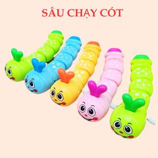 Đồ chơi con sâu vặn cót đa sắc màu đồ chơi giải trí thú vị cho bé