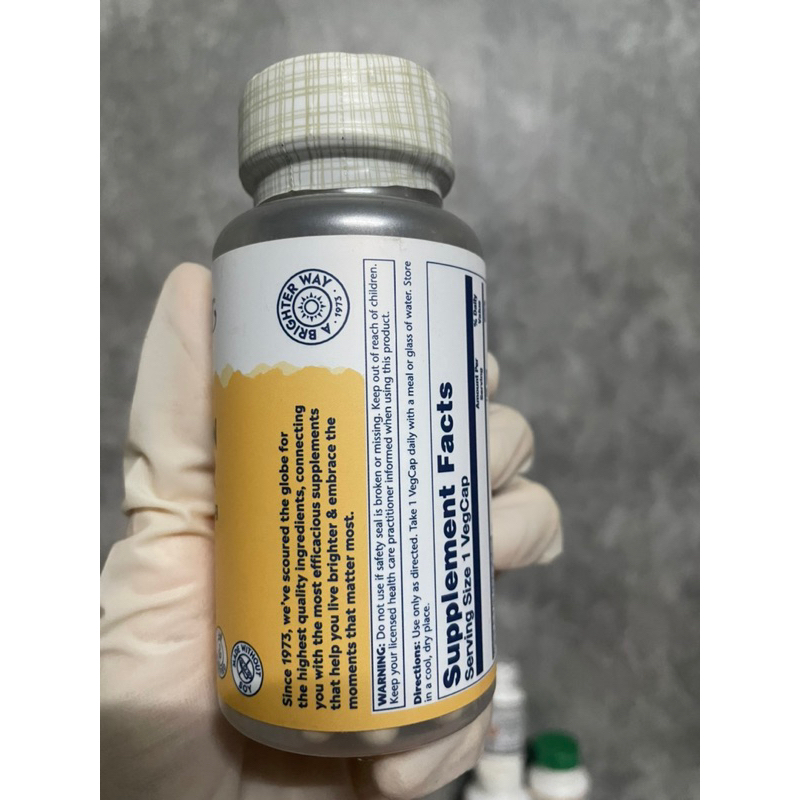 Vitamin D3+ K2  Solaray 60 viên