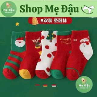 Set 10 đôi tất noel siêu yêu cho bé
