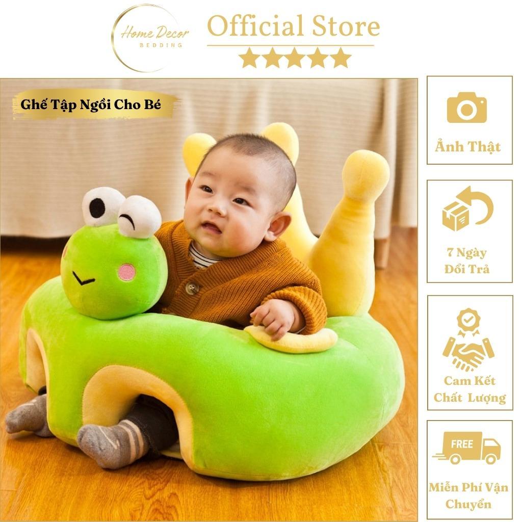 Ghế Tập Ngồi và ghế ăn dăm cho bé ( gồm vỏ và ruột bông tinh khiết)