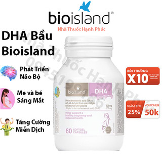 Bio Island DHA [Cho Bà Bầu] 60 Viên - Bổ xung DHA cho bé phát triển từ trong bụng mẹ - Nội Địa Úc