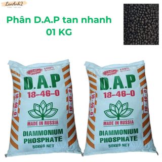 1 kg phân DAP Nga/ DAP Hàn Quốc tan nhanh, giúp bộ rễ phát triển nhanh, mạnh
