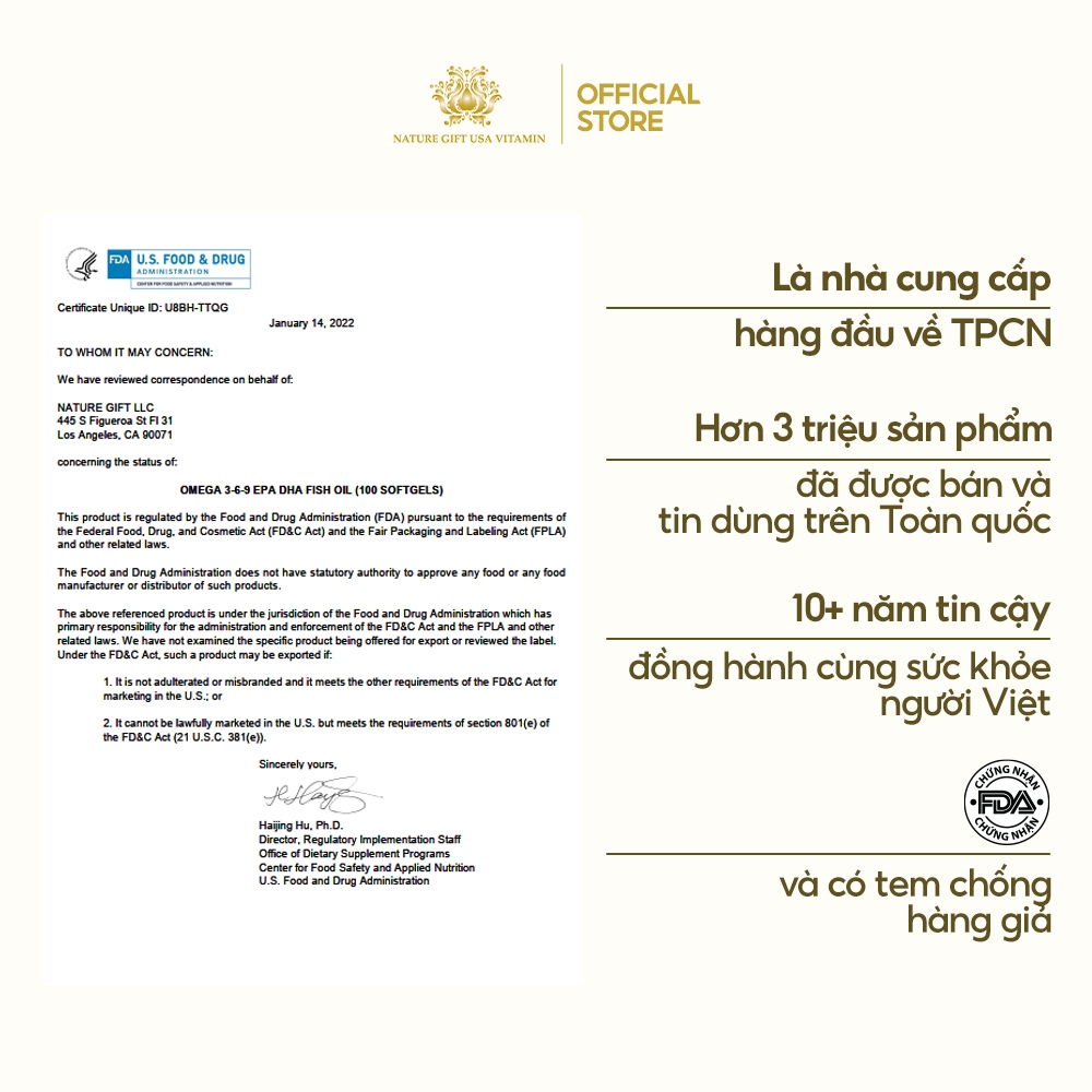 Viên uống Glamour La - Slim Nature Gift giúp hỗ trợ giảm cân, giảm mỡ bụng 5cm cao cấp nhập khẩu 100% từ Mỹ
