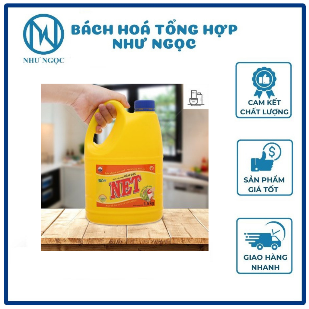 Nước Rửa Chén Net Đậm Đặc Chiết Xuất Chanh Tươi - Bách Hóa Tổng Hợp Như Ngọc