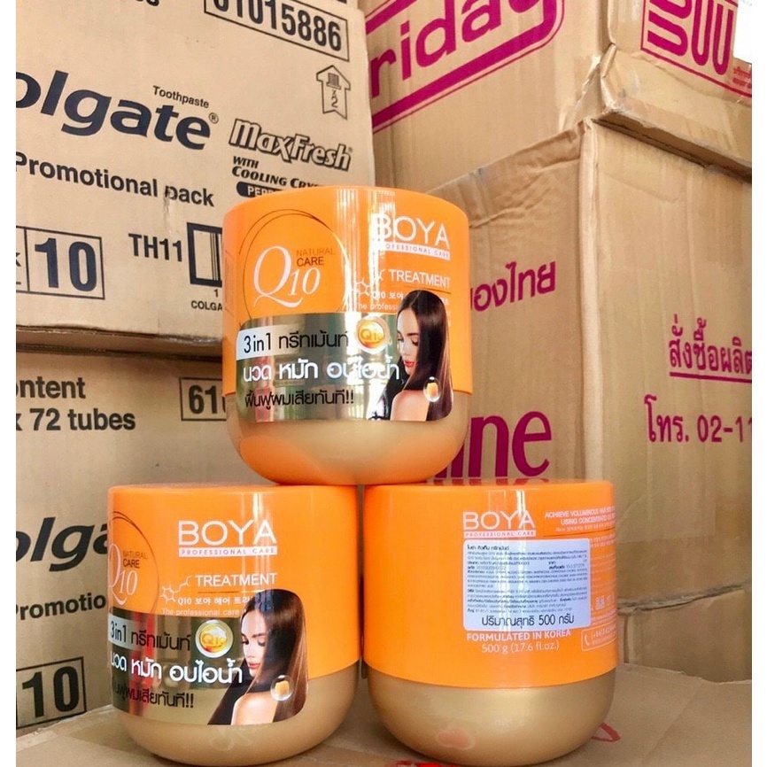 Kem Ủ Tóc Boya Hair Q10 Thái Lan 500G
