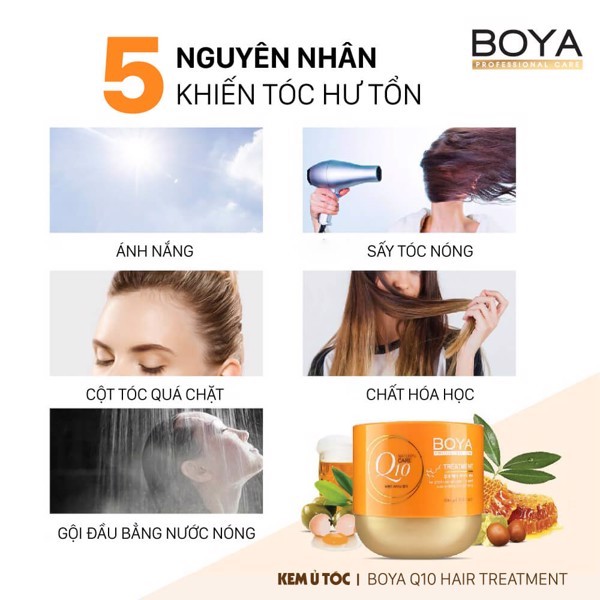Kem Ủ Tóc Boya Hair Q10 Thái Lan 500G