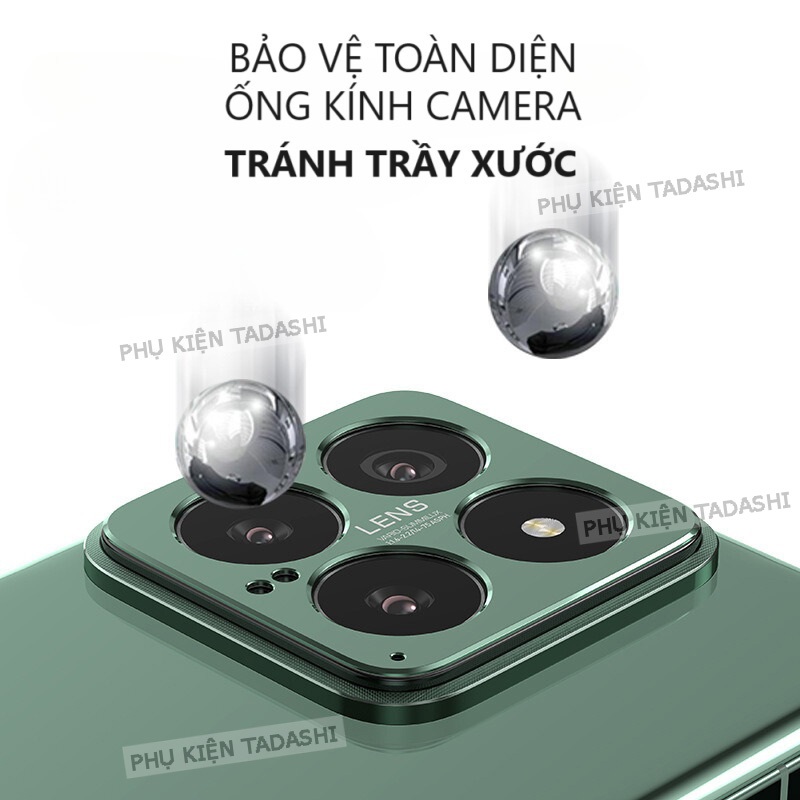 Miếng Kim Loại Bảo Vệ Camera Xiaomi 14/ Xiaomi 14 Pro/ Xiaomi 14 Ultra - HỢP KIM NHÔM, Miếng dán camera chống trầy xước.