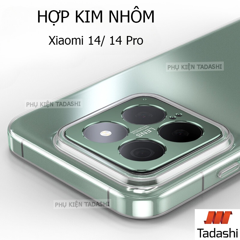 Miếng Kim Loại Bảo Vệ Camera Xiaomi 14/ Xiaomi 14 Pro/ Xiaomi 14 Ultra - HỢP KIM NHÔM, Miếng dán camera chống trầy xước.
