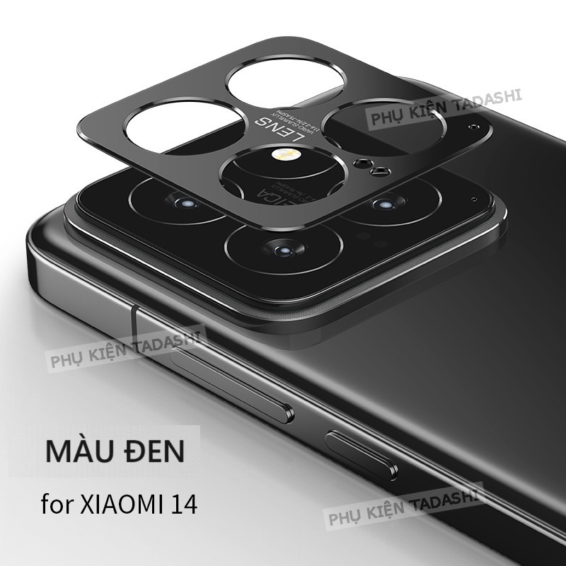 Miếng Kim Loại Bảo Vệ Camera Xiaomi 14/ Xiaomi 14 Pro/ Xiaomi 14 Ultra - HỢP KIM NHÔM, Miếng dán camera chống trầy xước.