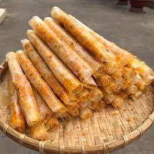 Combo 10 cái bánh tráng cuộn tôm vị phô mai sữa đặc sản tây ninh siêu ngon đồ ăn vặt tuổi thơ