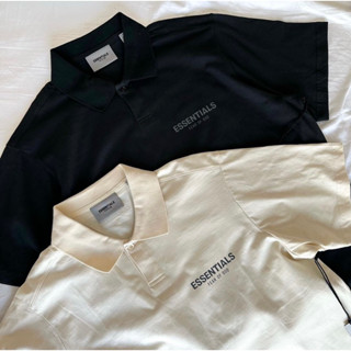 Áo Thun Polo Essentials Nam Nữ Chất Vải Thun Cá Sấu Dày Dặn Co Dãn Cao Cấp Áo Cổ Bẻ Nam Thời Trang Xuất Xịn