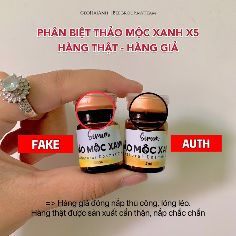 Serum thảo mộc xanh