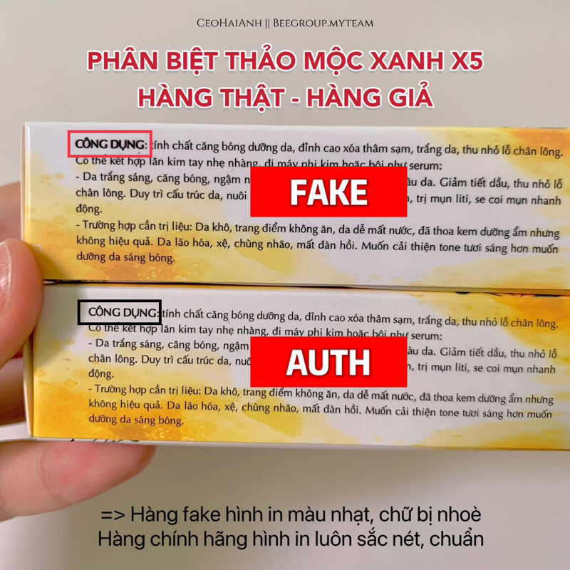 Serum thảo mộc xanh