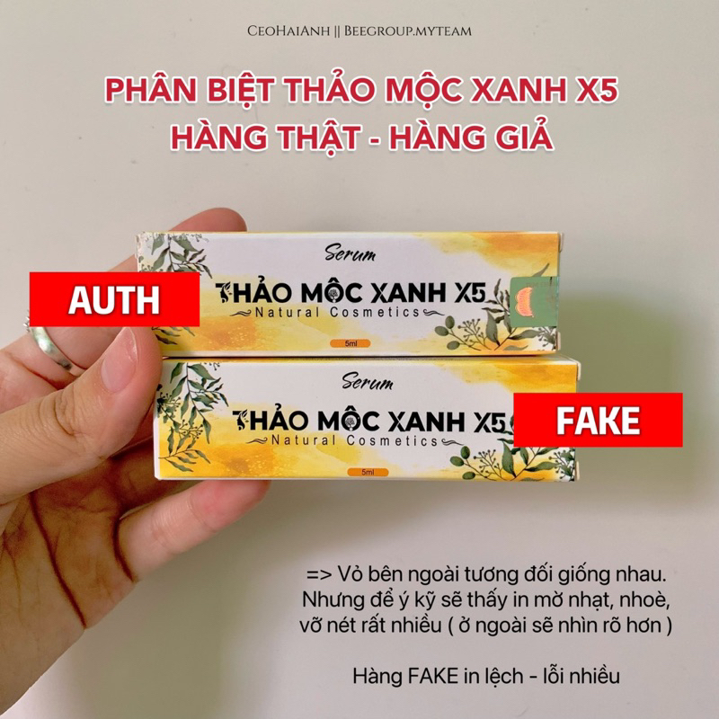 Serum thảo mộc xanh