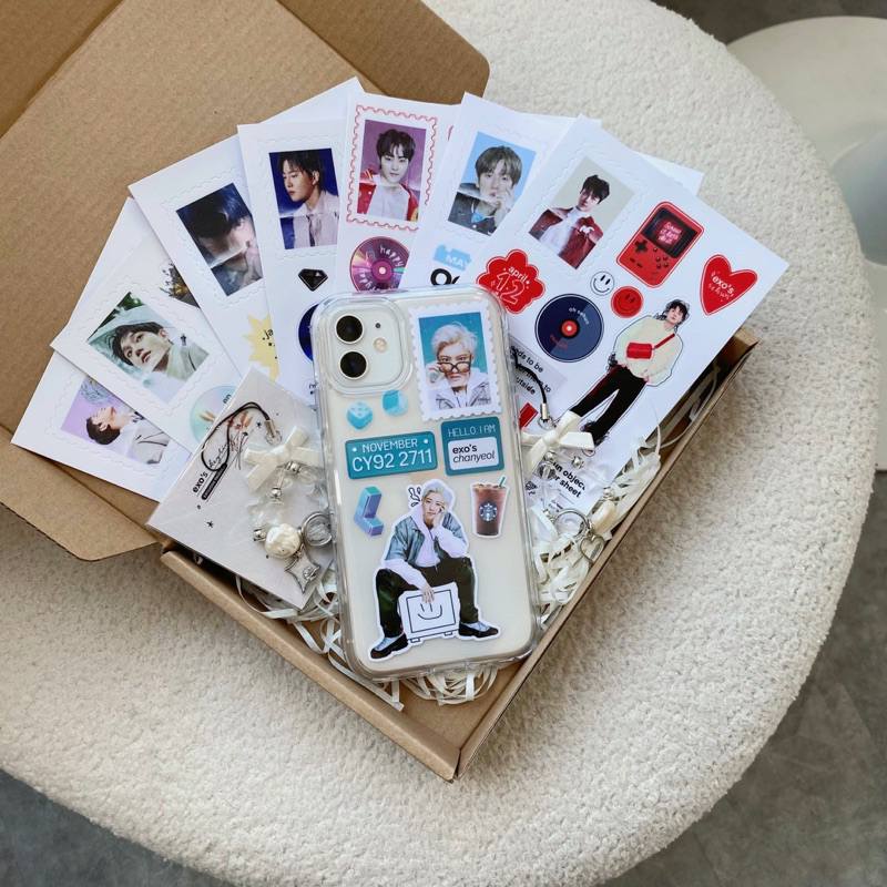 Sticker, hình dán bế viền thiết kế EXO