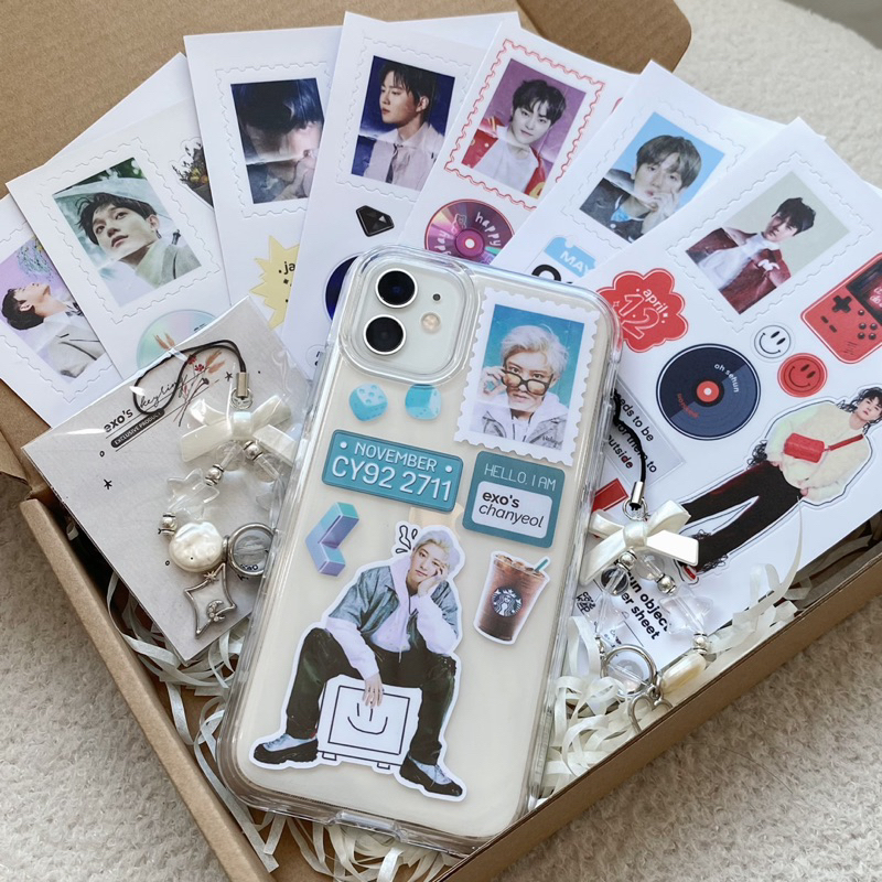 Sticker, hình dán bế viền thiết kế EXO