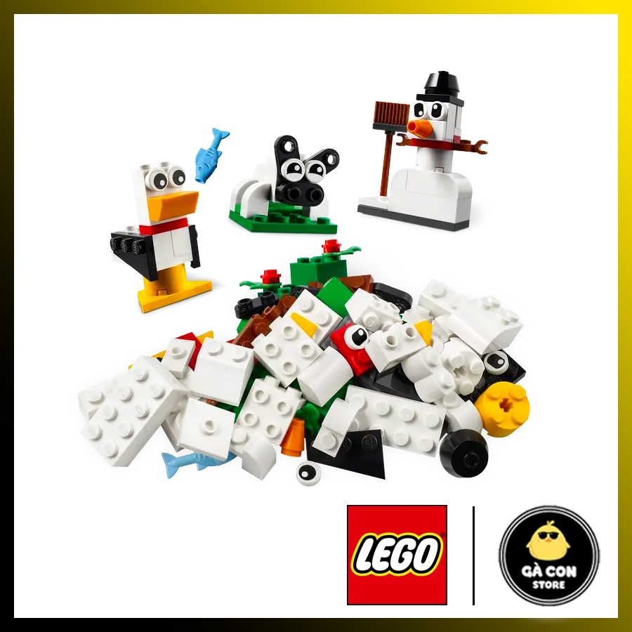 Lego CLASIC 11012 Creative White Bricks