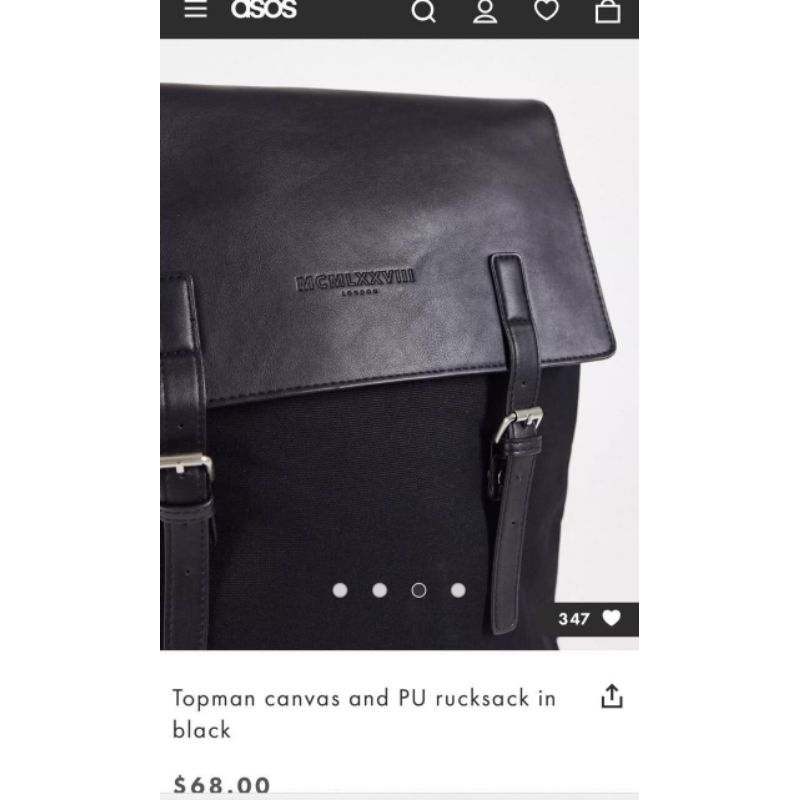 Balo Topshop* Topman - dư xịn