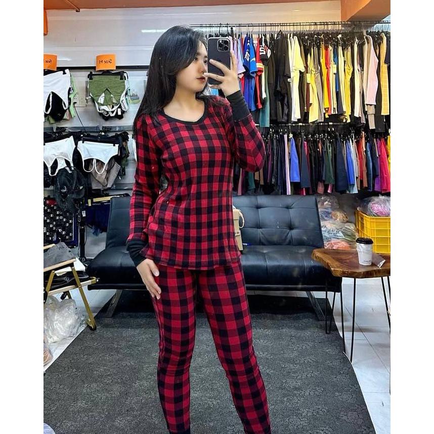 Quần Victoria ngủ dài thun dệt kim siêu đàn hồi