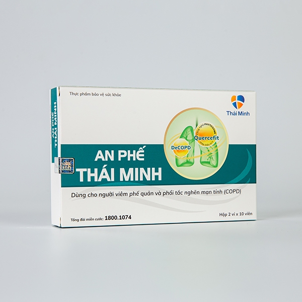 An phế Thái Minh lọ 80 viên, hộp 20 viên hỗ trợ giảm đờm, giảm ho, hỗ trợ phổi tắc nghẽn mãn tính chính hãng